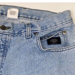 VTG, 90s 2000s Harley-Davidson Motorclothes Light Blue Men Straight Jeans 36x32